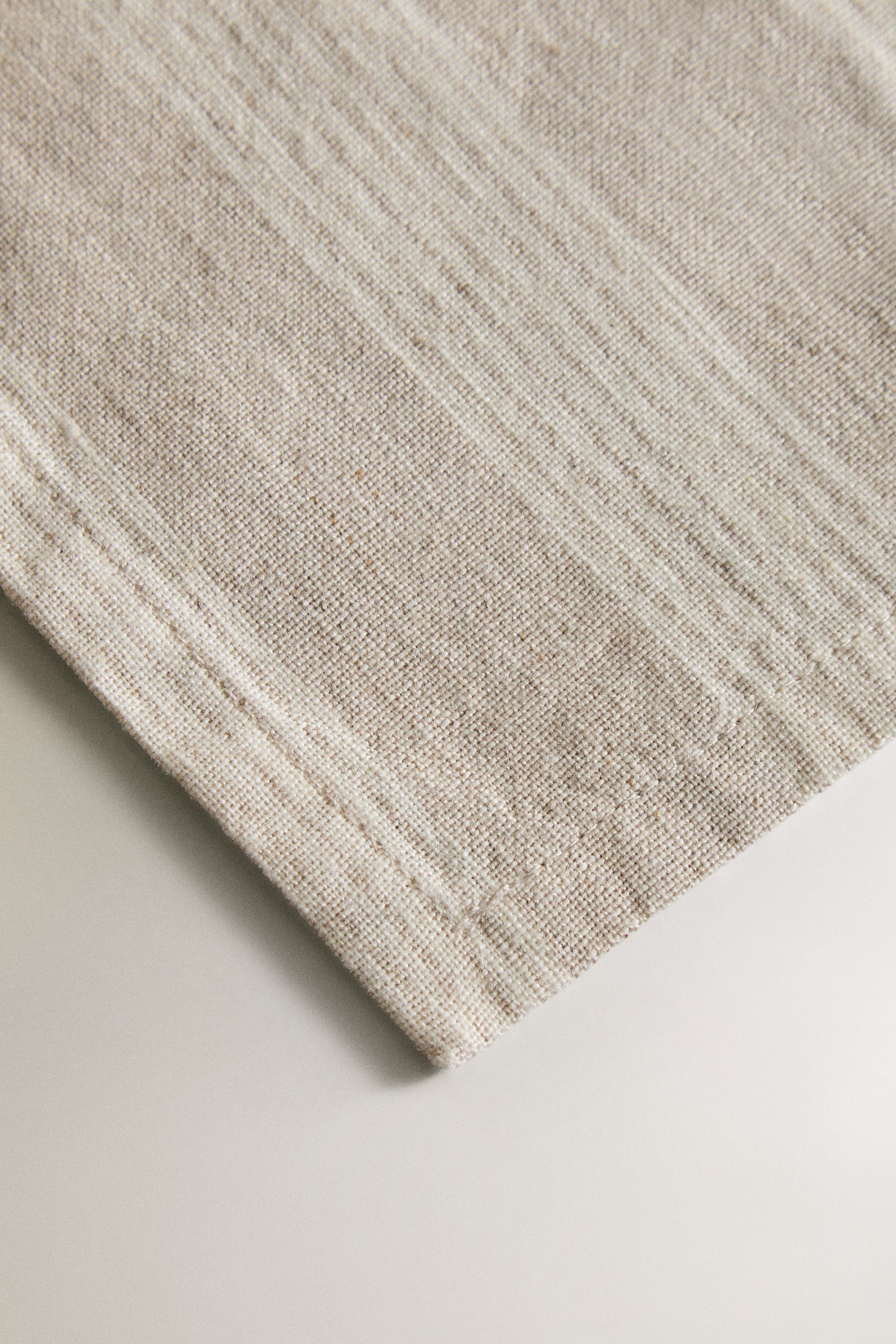 PACK FADED LINEN STRIPED NAPKINS (PACK OF 2)